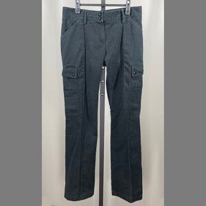 Balenciaga Pants Womens 4 Small black straight leg cargo designer casual street